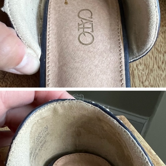Size 9 Cato slip on shoes - Picture 5 of 6